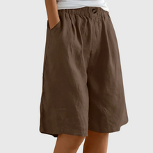 Sommerfeld | Luftige Shorts mit weitem Bein (1 kaufen, 1 GRATIS dazu) in Braun