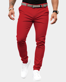 Romeo | Smart-Casual Chino-Hose in Rot
