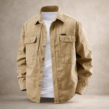 Sommerfeld | Overshirt aus schwerer Baumwolle in Khaki