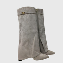 Elvira™ - Stylische und Bequeme Hohe Stiefel in Grau