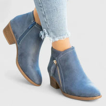 Friana | Elegante Stiefeletten in Blau