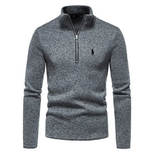 Herren Turtleneck Freizeitjacke in Dunkelgrau