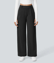 Valena | Bequeme, figurschmeichelnde Hose in Schwarz