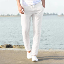 Frankie | Bequeme Kordelzug Hose in Weiß