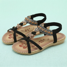 Tunia™ – Orthopädische Boheme-Komfortsandalen für Damen in Schwarz