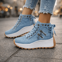 Esther – Street Chunk Sneaker in Blau