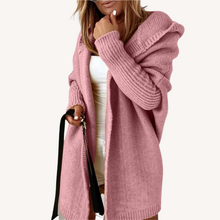 Paige | Lässiger Kapuzen-Cardigan in Rosa