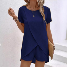 Barbara - Elegantes Sommer Outfit Kleid in Blau