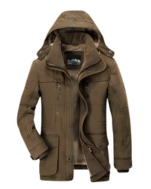 Frank | Gepolsterte Winterjacke für maximale Wärme in Braun
