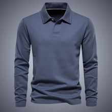 Erik - Premium Poloshirt in Blau