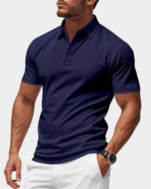 Lysander | Klassisches Polohemd in Blau