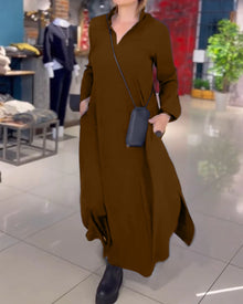 Tamara | Elegantes Kleid in Braun