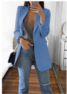 Eline | Zeitloser Blazer mit Eleganter Passform und Komfort in Blau