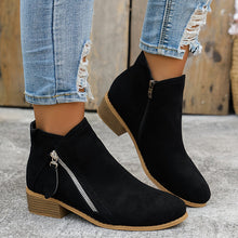 Mia - Stiefel mit Reißverschluss in Schwarz