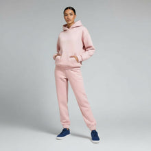 Oversized Loungewear Set für Damen mit Kapuzen Sweatshirt und Jogginghose in Rosa
