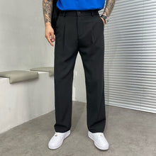 Bastian – Elegante Herrenhose mit weitem Bein in Schwarz