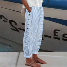 Daniela | Leichte Leinenhose in Blau