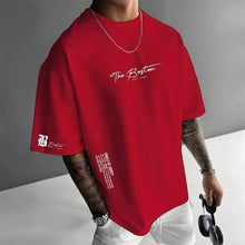 Sommerfeld | Urbanes Oversize-T-Shirt mit Grafikdruck in Rot
