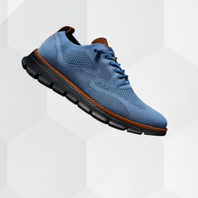 Vihanga - Schuhe Aus Mesh Strick in Blau-Schwarz