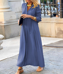Christelle | Lässiges Maxikleid in Hellblau