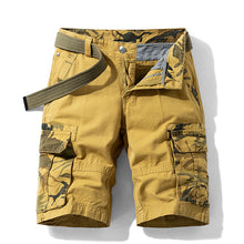 Tomas - Elegante, locker geschnittene Cargoshorts für Herren in Gelb