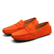Kervin - Herren Mokassins für einen lockeren Look in Orange