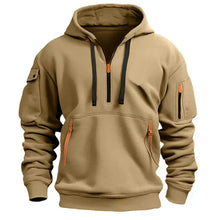 Alnick | Moderner Schiefergrauer Hoodie in Khaki