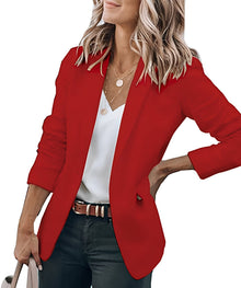 Fannia - Damenblazer mit elegantem Einreiher-Design in Rot
