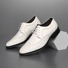 Kylle - Klassische Herrenschuhe in Weiß