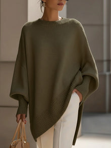 Sommerfeld | Eleganter Pullover aus Wollmix in Olivgrün