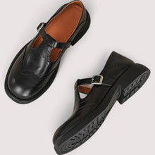 Claudia - Stilvolle Damen Mary Jane Schuhe in Schwarz