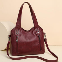 Emma Retro Tote Umhängetasche in Rot