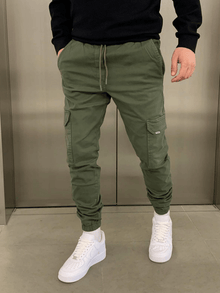 Dante | Robuste Cargo-Hose in Militärgrün