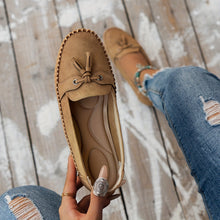 Nadine | Klassische Loafers mit Quasten-Detail in Karamellbraun