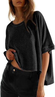ELLA | Das Shirt, das einfach sitzt in Schwarz