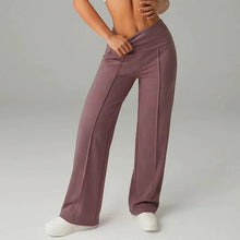 Ines | Comfort Wide-leg Hose in Lila