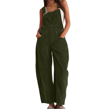 Sommerfeld | Lässiger Jumpsuit mit weitem Bein in Olivgrün