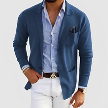Toby - Klassischer Blazer mit Knöpfen in Blau