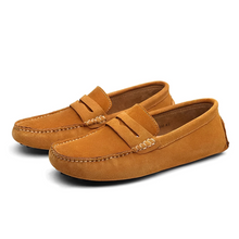 Kervin - Herren Mokassins für einen lockeren Look in Khaki