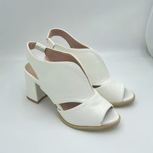Anita - Schicke Peeptoe-Sandalen in Weiß