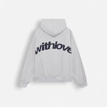Oversize Hooded Sweatshirt in Grau