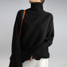 Adelle | Gemütlicher Rollkragenpullover in Schwarz