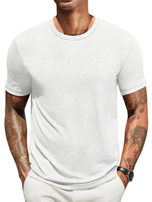 Charles | Hochwertiges Classic-T-Shirt in Weiß