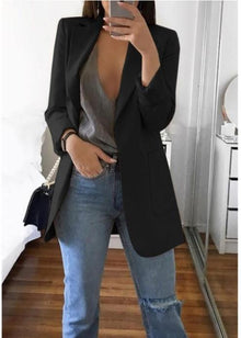 Eline | Zeitloser Blazer mit Eleganter Passform und Komfort in Schwarz