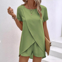 Barbara - Elegantes Sommer Outfit Kleid in Grün