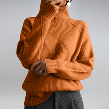 Adelle | Gemütlicher Rollkragenpullover in Orange
