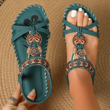 Lota™ – Bequeme Sandalen in Dunkelgrün