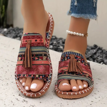 Sabine – Stilvolle Slipper-Sandalen für Damen in Rot