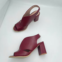 Anita - Schicke Peeptoe-Sandalen in Rot