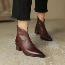 Felly | Stiefeletten mit niedrigem Absatz in Braun